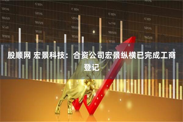 股顺网 宏景科技:合资公司宏景纵横已完成工商登记