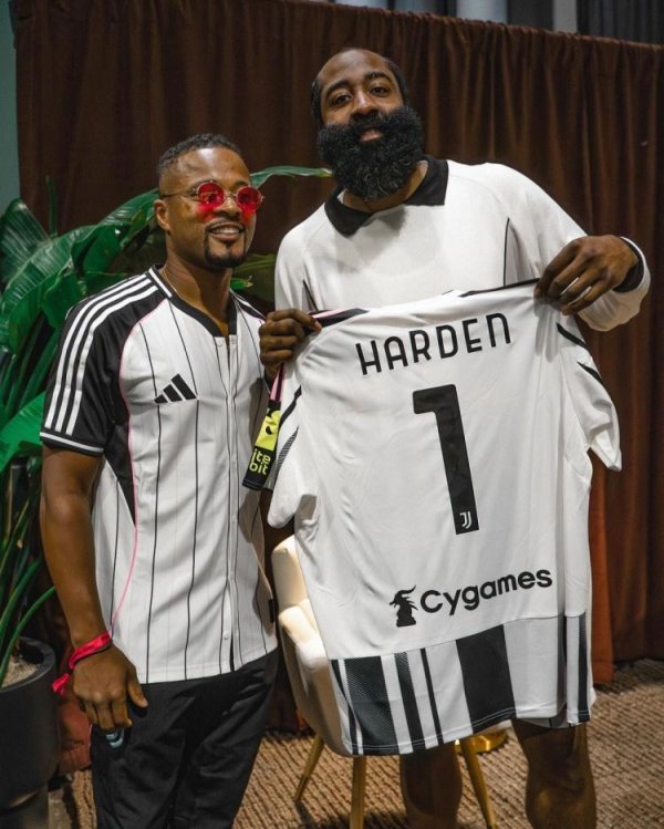 富深所 ”尤文新援“！哈登获赠尤文图斯1号球衣