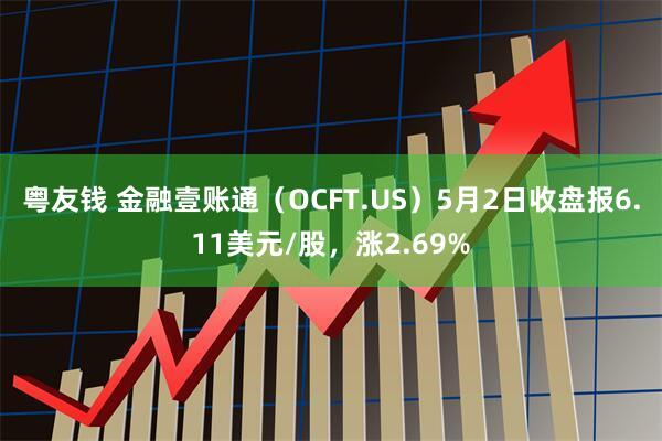 粤友钱 金融壹账通（OCFT.US）5月2日收盘报6.11美元/股，涨2.69%